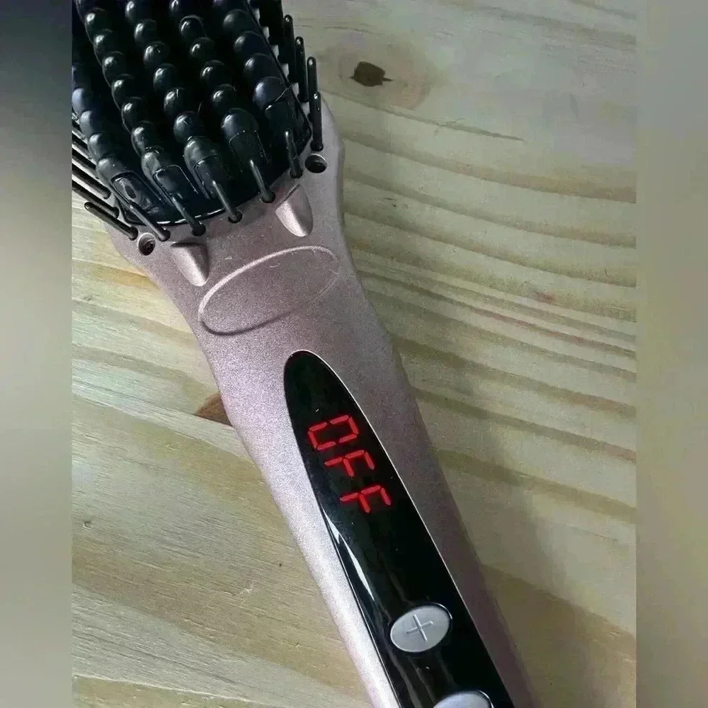 Miropure Hair Straightener Heat Brush Model S102‎ Auto Temp Auto Off Function